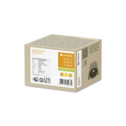 Ledvance LED Spot Adjust Aluminium Svart 8W 680lm 36D - 930 Varm Vit | Utskärning 68mm - IP20 - Bästa färgåtergivning - Dimbar