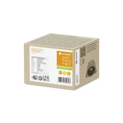 Ledvance LED Spot Adjust Aluminium Silver 8W 680lm 36D - 930 Varm Vit | Utskärning 68mm - IP20 - Bästa färgåtergivning - Dimbar