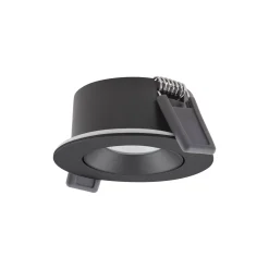Ledvance LED Spot Air Adjust Aluminium Svart 4W 300lm 36D - 927 Extra Varm Vit | Utskärning 68mm - IP23 - Bästa färgåtergivning - Dimbar