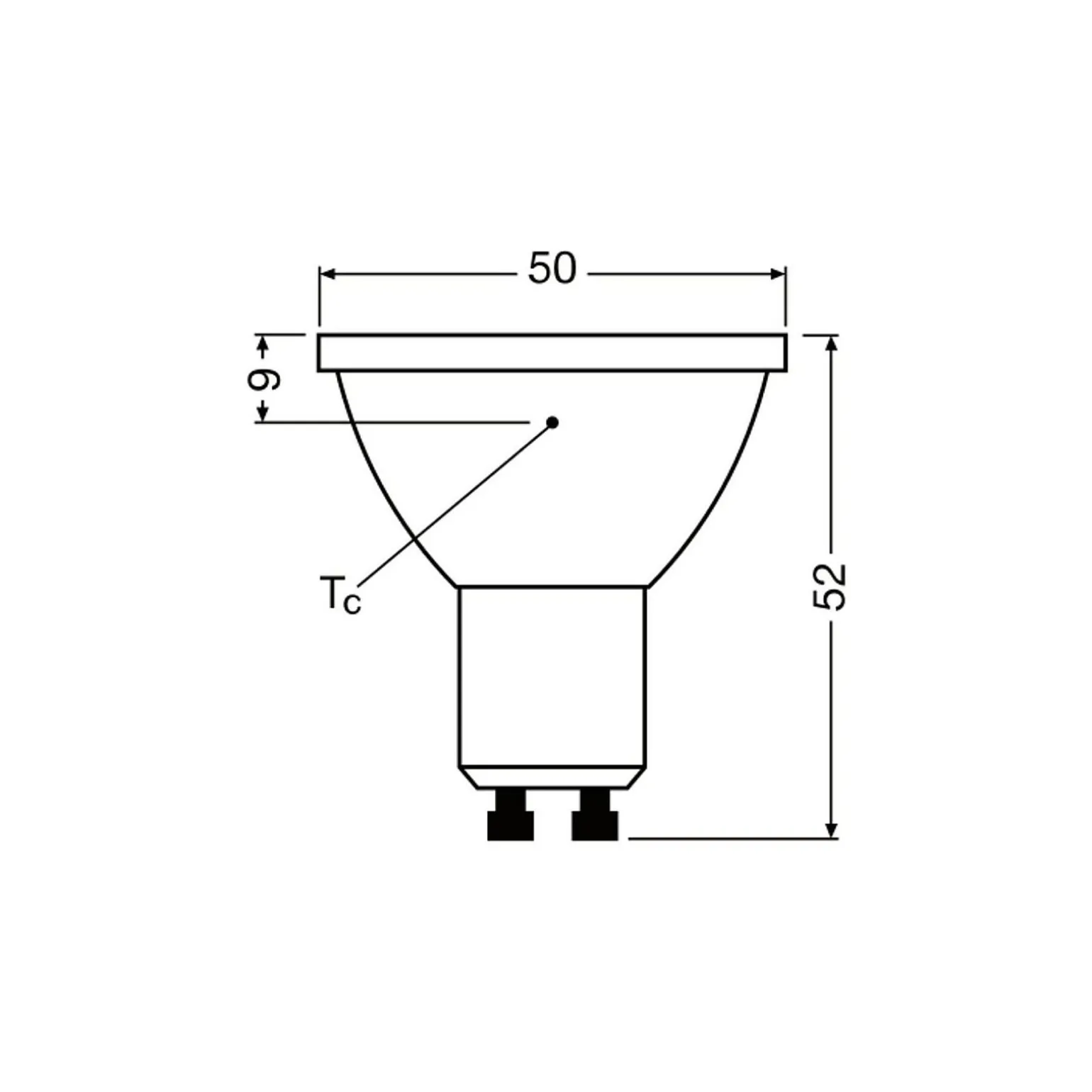 Ledvance LED Spot GU10 PAR16 2.4W 230lm 36D - 927 Extra Varm Vit | Bästa Färgåtergivning - Dimbar - Ersättare 35W