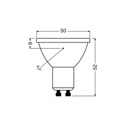 Ledvance LED Spot GU10 PAR16 6.1W 575lm 60D - 940 Kallvit | Bästa Färgåtergivning - Dimbar - Ersättare 80W