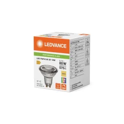 Ledvance LED Spot GU10 PAR16 6.1W 575lm 36D - 930 Varm Vit | Bästa Färgåtergivning - Dimbar - Ersättare 80W