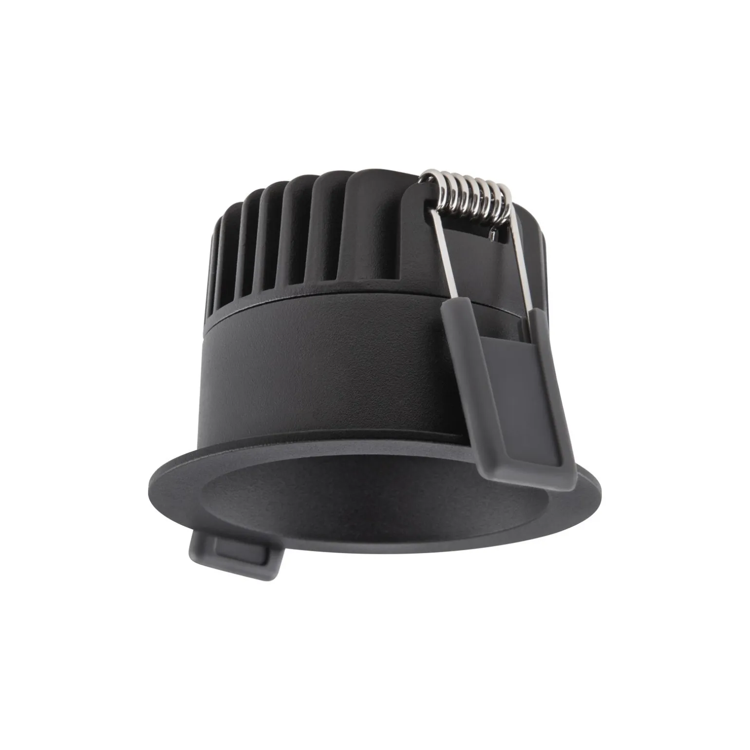 Ledvance LED Spot Mörklight Aluminium Svart 8W 640lm 36D - 927 Extra Varm Vit | Utskärning 68mm - IP44 - Bästa färgåtergivning - Dimbar