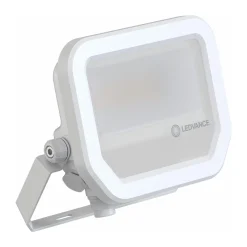 Ledvance LED Strålkastare Aluminium Vit 8W 1200lm 100D - 865 Dagsljus | IP66 - Symmetrisk