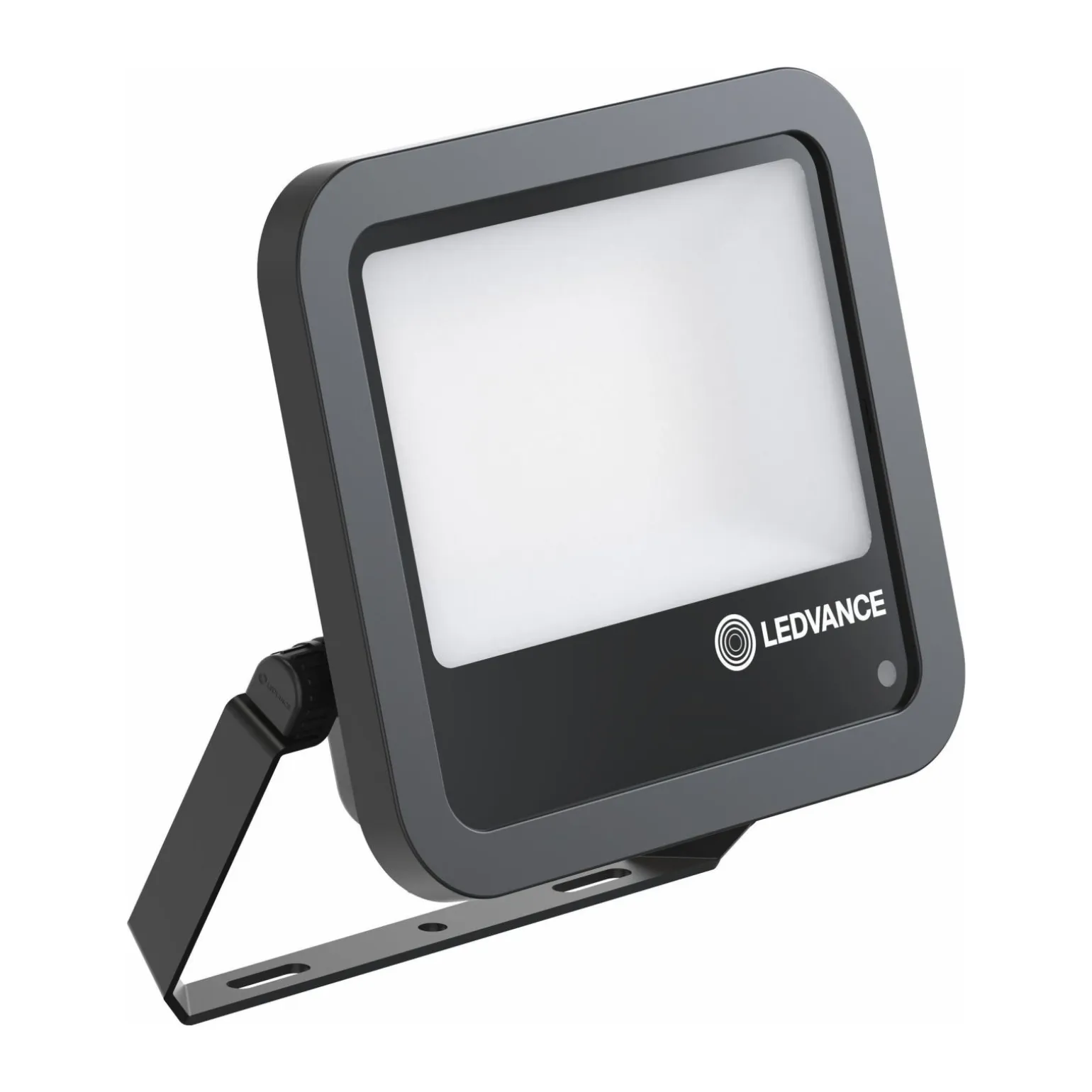 Ledvance LED Strålkastare Aluminium Svart 69W 10000lm 100D - 840 Kallvit | IP66 - Ljussensor - Symmetrisk