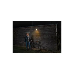 Ledvance LED Strålkastare Endura Spot Svart 8W 750lm 50D - 840 Kallvit | IP55 - Rörelse- och ljussensor - Symmetrisk
