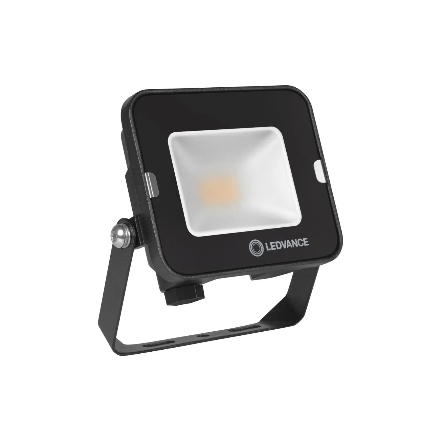 Ledvance LED Strålkastare Kompakt Svart 10W 1000lm 100D - 840 Kallvit | IP65 - Symmetrisk