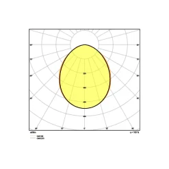 Ledvance LED Strålkastare Kompakt Svart 50W 4500lm 100D - 830 Varm Vit | IP65 - Symmetrisk