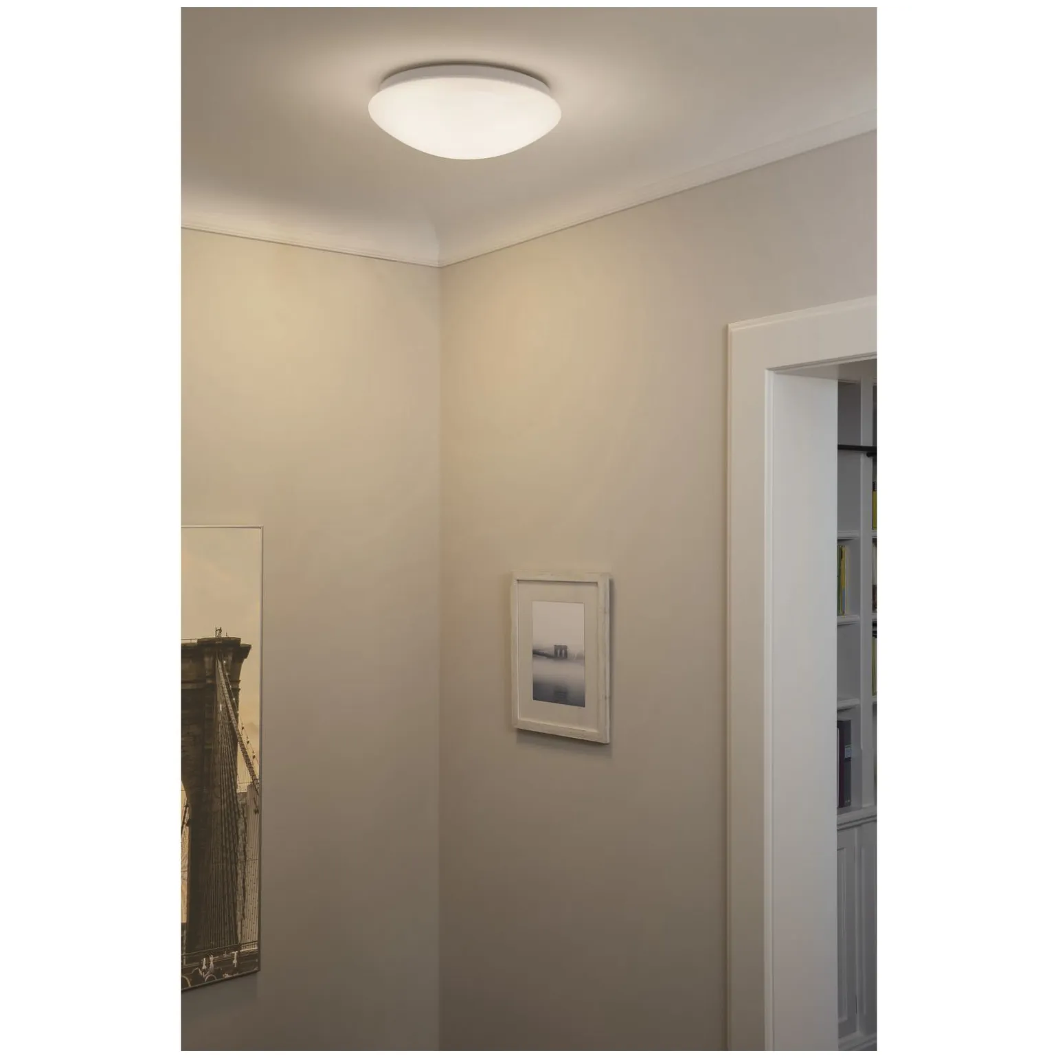 Ledvance LED Taklampa Vägglampa Badrumsbelysning Krom 18W 1250lm - 830-840 CCT | IP44