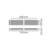 Ledvance Linear IndiviLED Infill 600 Vit