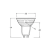 Ledvance Performance LED Spot Reflektor GU10 PAR16 2.6W 230lm 36D - 827 Extra Varm Vit | Ersättare 35W