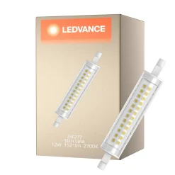 Ledvance Slim Line LED R7s 118mm Klar 12W 1521lm - 827 Extra Varm Vit | Ersättare 100W
