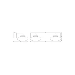 Ledvance Smart+ Wifi LED Vägglampa Badrumsbelysning Silver 12W 800lm - 830-865 Justerbar Vit | IP44