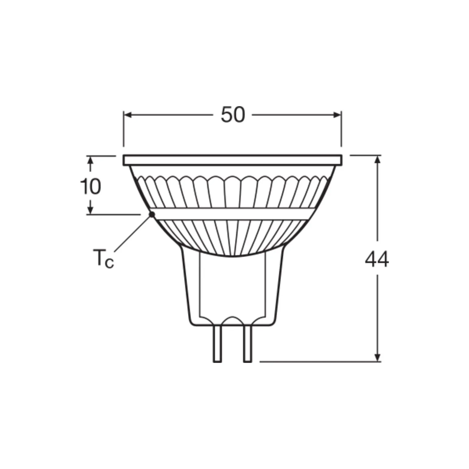 Ledvance Superior LED Spot Reflektor GU5.3 MR16 6.6W 500lm 36D - 940 Kallvit | Bästa färgåtergivning - Dimbar - Ersättare 43W