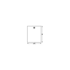 Ledvance Surface Spot Runda Svart| 80mm - Passande för GU10