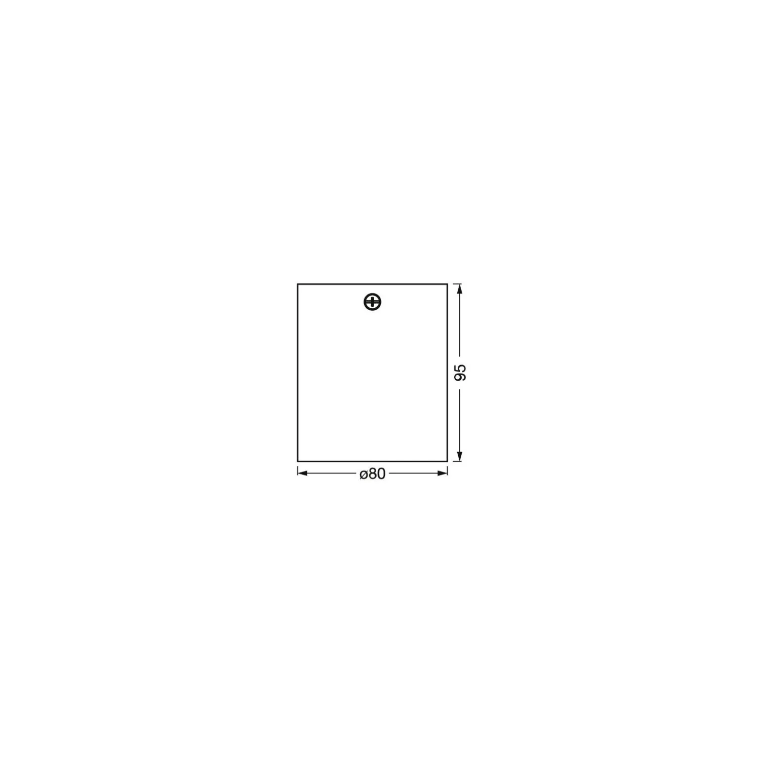 Ledvance Surface Spot Runda Svart| 80mm - Passande för GU10