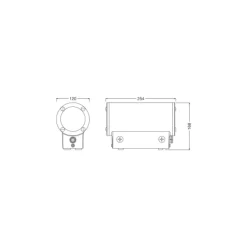 Ledvance Vägglampa Urban Vario Aluminium Svart Up & Down 29W 2600lm - 822-827 CCT | IP65