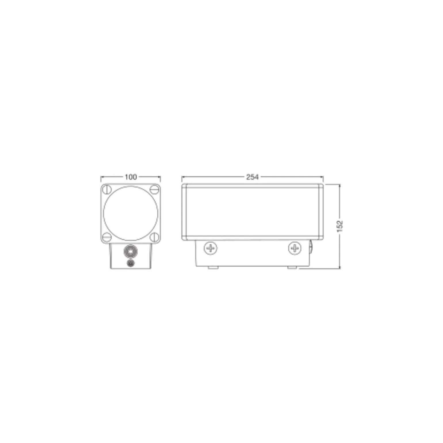 Ledvance Vägglampa Urban Vario Aluminium Svart Up & Down 27W 2700lm - 830-840 CCT | IP65 - Dali Dimbar