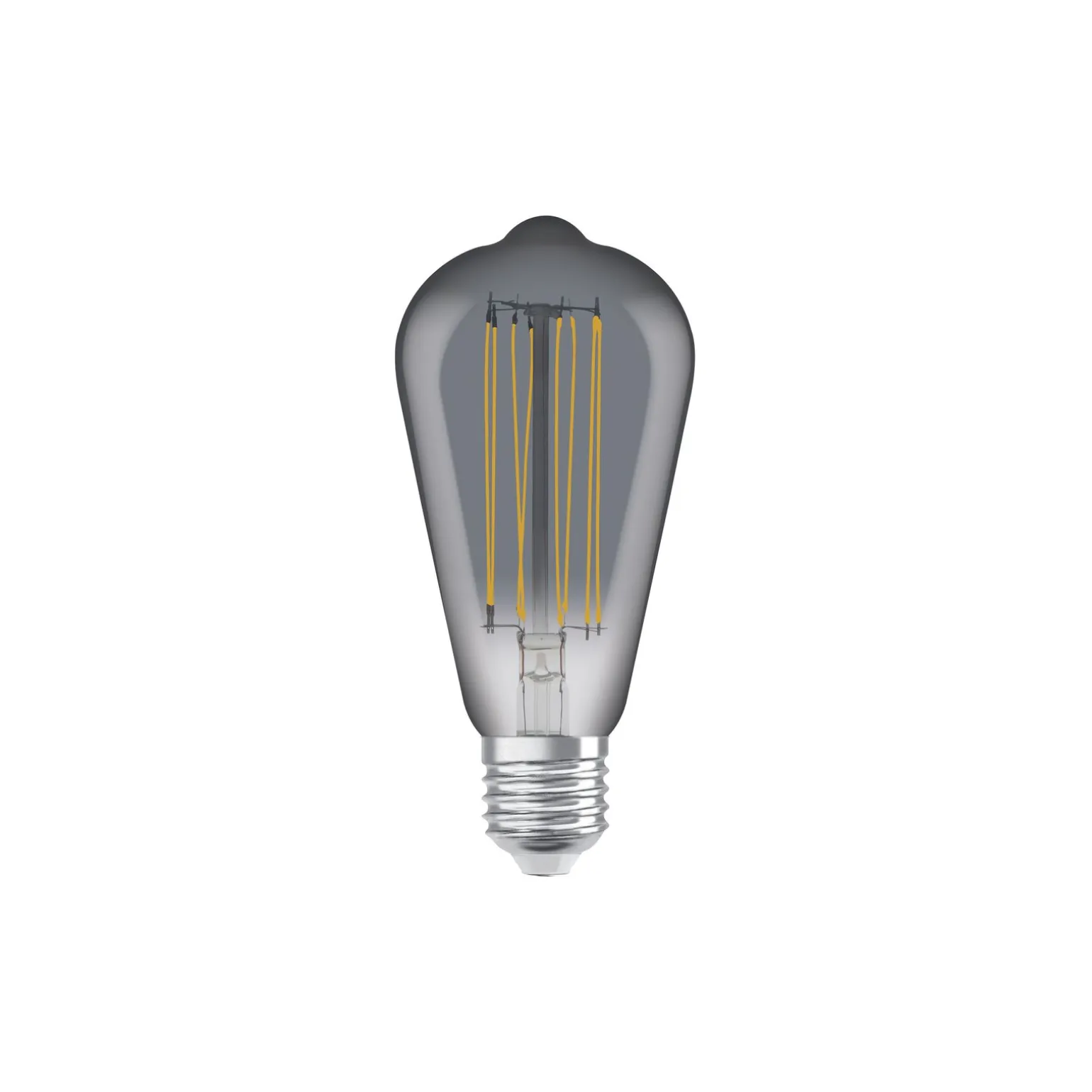 Ledvance Vintage 1906 LED E27 Edison Smoke 11W 500lm - 818 Extra Varm Vit | Dimbar - Ersättare 42W