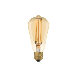 Ledvance Vintage 1906 LED E27 Edison Guld 5.8W 470lm - 822 Extra Varm Vit | Dimbar - Ersättare 40W