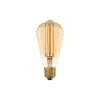 Ledvance Vintage 1906 LED E27 Päron Guld 8.8W 806lm - 822 Extra Varm Vit | Dimbar - Ersättare 60W