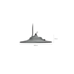 Mazda LED Highbay Aluminium Grå 150W 21000lm 180D - 840 Kallvit | IP65