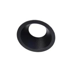 Noxion Infälld Spot D-round MR16 Svart | Utskärning 70mm - GU10 Sockel
