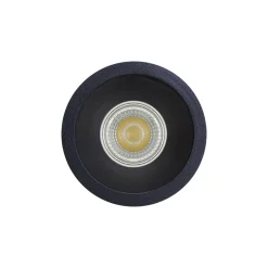 Noxion Infälld Spot D-round MR16 Svart | Utskärning 70mm - GU10 Sockel