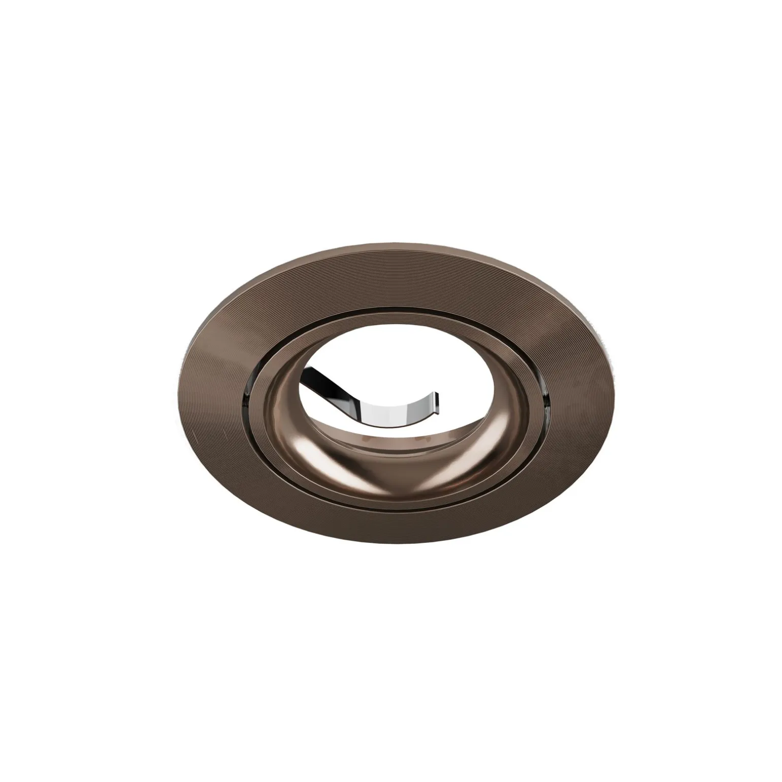Noxion Infälld Spot Vision MR16 Lutningsbar Glänsande Bronze | 82mm - Utskärning 69mm - IP20 - Inkl. GU10 Sockel