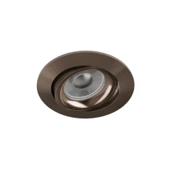 Noxion Infälld Spot Vision MR16 Lutningsbar Glänsande Bronze | 82mm - Utskärning 69mm - IP20 - Inkl. GU10 Sockel