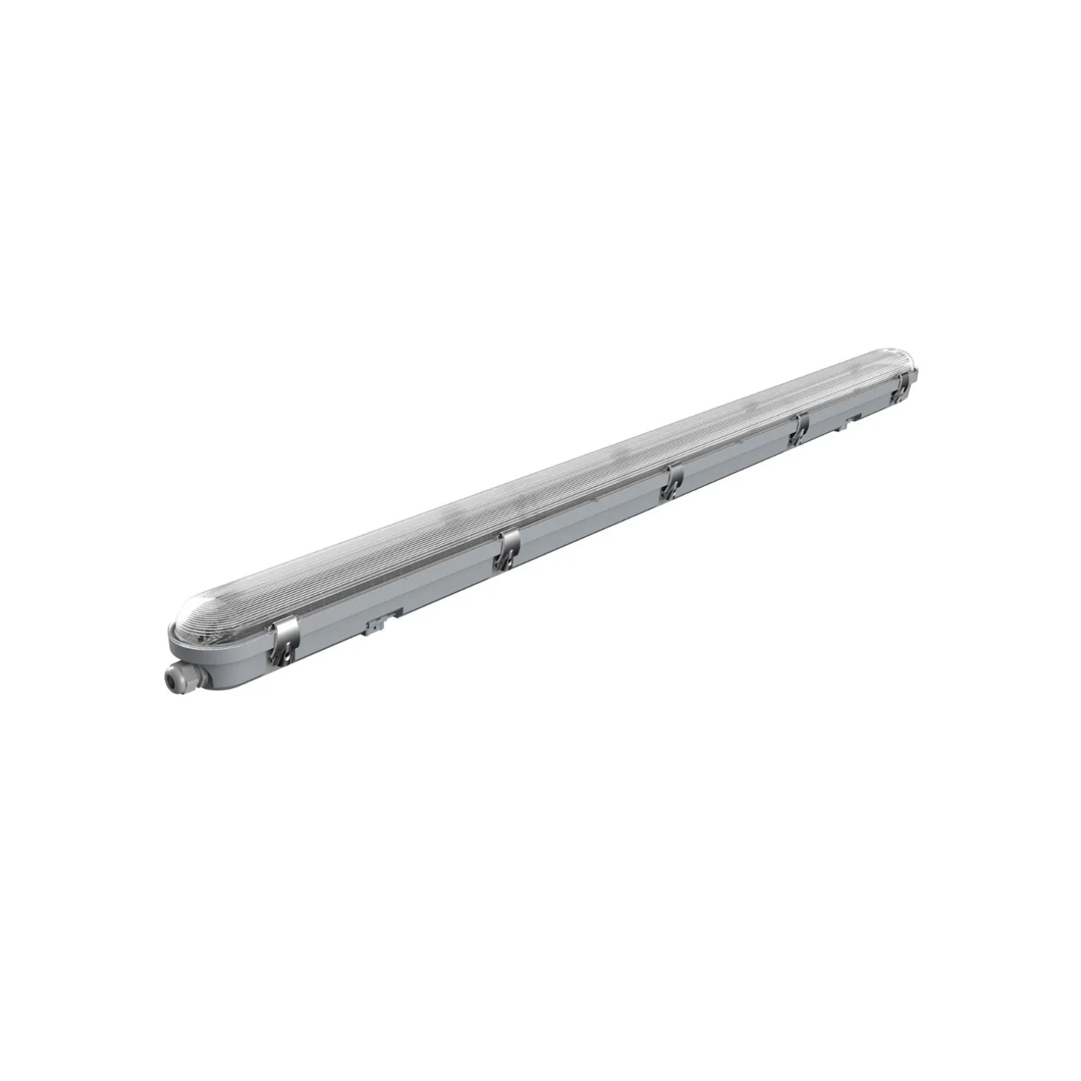 Noxion LED Allmänbruksarmatur Vattentät Poseidon V3.0 30W 3900/4200lm - 830-865 CCT | 120cm - Kabelgenomföring (5x2.5mm2) - Rörelse- Och Ljussensor