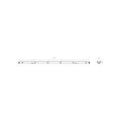 Noxion LED Allmänbruksarmatur Vattentät Poseidon V3.0 65W 8450/9100lm - 830-865 CCT | 150cm - Kabelgenomföring (5x2.5mm2) - Rörelse- Och Ljussensor