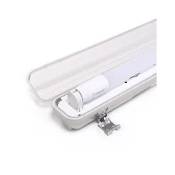 Noxion LED Allmänbruksarmatur Vattentät ArmaturPoseidon V2.0incl. 1x Noxion LED Rör T8 Standard Output 19W 2300lm - 840 Kallvit | 150cm