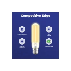 Noxion LED HID Ersättare SON-T/NAV-T Rörformad Filament E40 38W 7200lm - 730 Varm Vit | Ersättare 125W