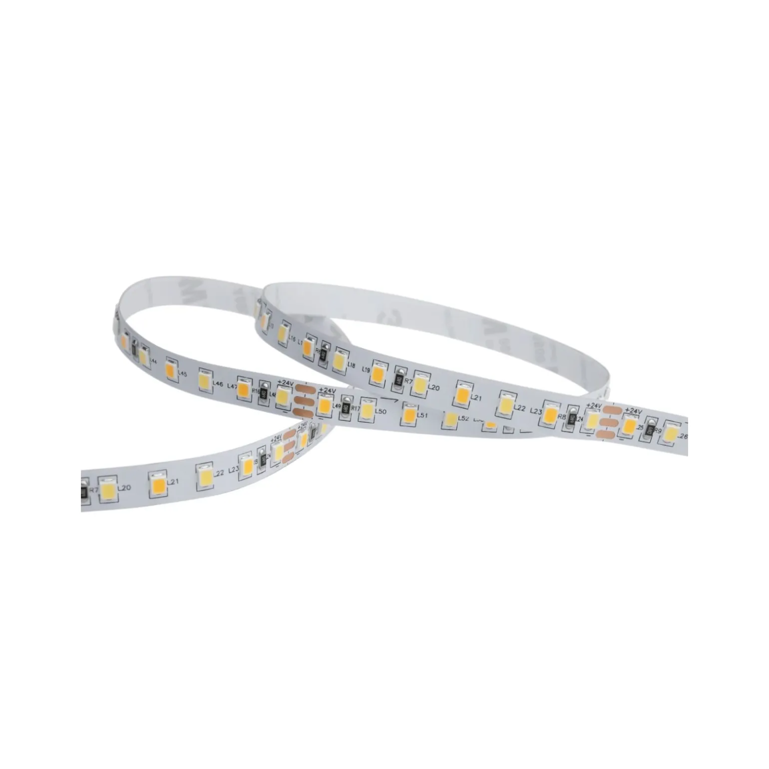Noxion Led-Ljusslingor Naga 5 Meter Komplett set - Smart Wifi - 24V - 120LEDs/m - 9.6W/m - 930-965 Justerbar Vit | 8mm - IP20 - Bästa Färgåtergivning - SMD2835