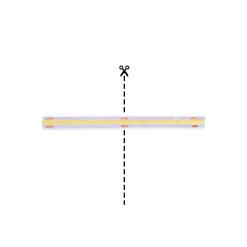 Noxion Led-Ljusslingor Naga 5 Meter Komplett set - Smart Wifi - 24V - 320LEDs/m - COB - 8W/m - 940 Kallvit | 8mm - IP20 - Bästa Färgåtergivning