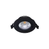Noxion LED Lutningsbar Slim Spot Svart Runda 5W 550lm 60D - 940 Kallvit | 85mm - IP54 - Dimbar - Bästa Färgåtergivning