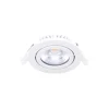 Noxion LED Lutningsbar Slim Spot Vit Runda 6W 520lm 60D - 927 Extra Varm Vit | 85mm - IP54 - Dimbar - Bästa Färgåtergivning