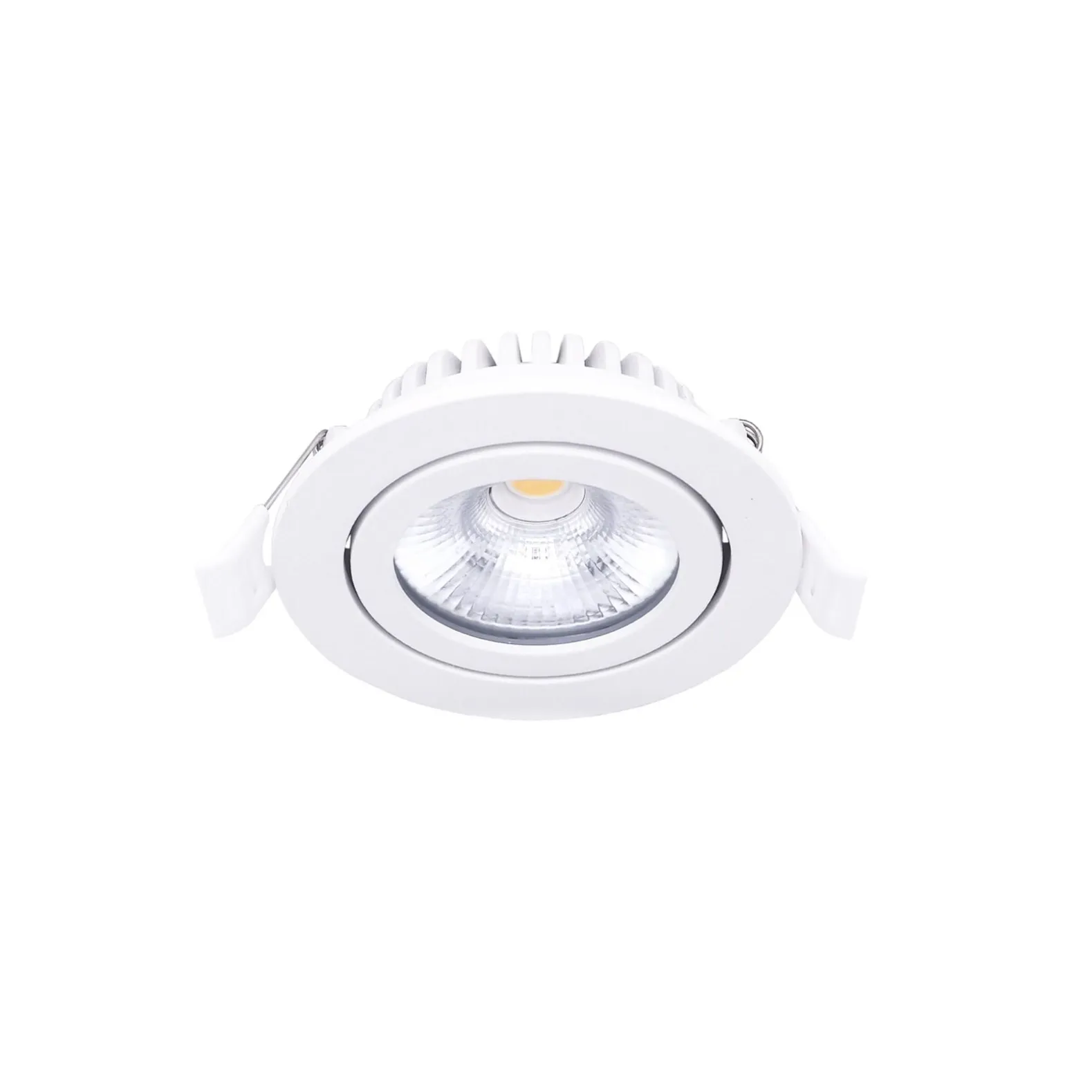 Noxion LED Lutningsbar Slim Spot Vit Runda 6W 520lm 60D - 927 Extra Varm Vit | 85mm - IP54 - Dimbar - Bästa Färgåtergivning