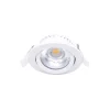 Noxion LED Lutningsbar Slim Spot Vit Runda 5W 550lm 60D - 940 Kallvit | 85mm - IP54 - Dimbar - Bästa Färgåtergivning