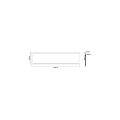 Noxion LED Panel Delta Pro V3 30W 3960lm - 830 Varm Vit | 120x30cm - UGR <19 - Philips Xitanium Drivdon - 3 Timmar Nödbelysning