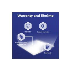 Noxion LED Panel Delta Ultra Efficiency - 200lm/W - 18W 3600lm - 840 Kallvit | 60x60cm - UGR<22 - Backlit