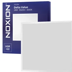 Noxion LED Panel Delta Value V5 28W 3920lm - 830-840 CCT | 60x60cm - Backlit - TRIAC Dimbar