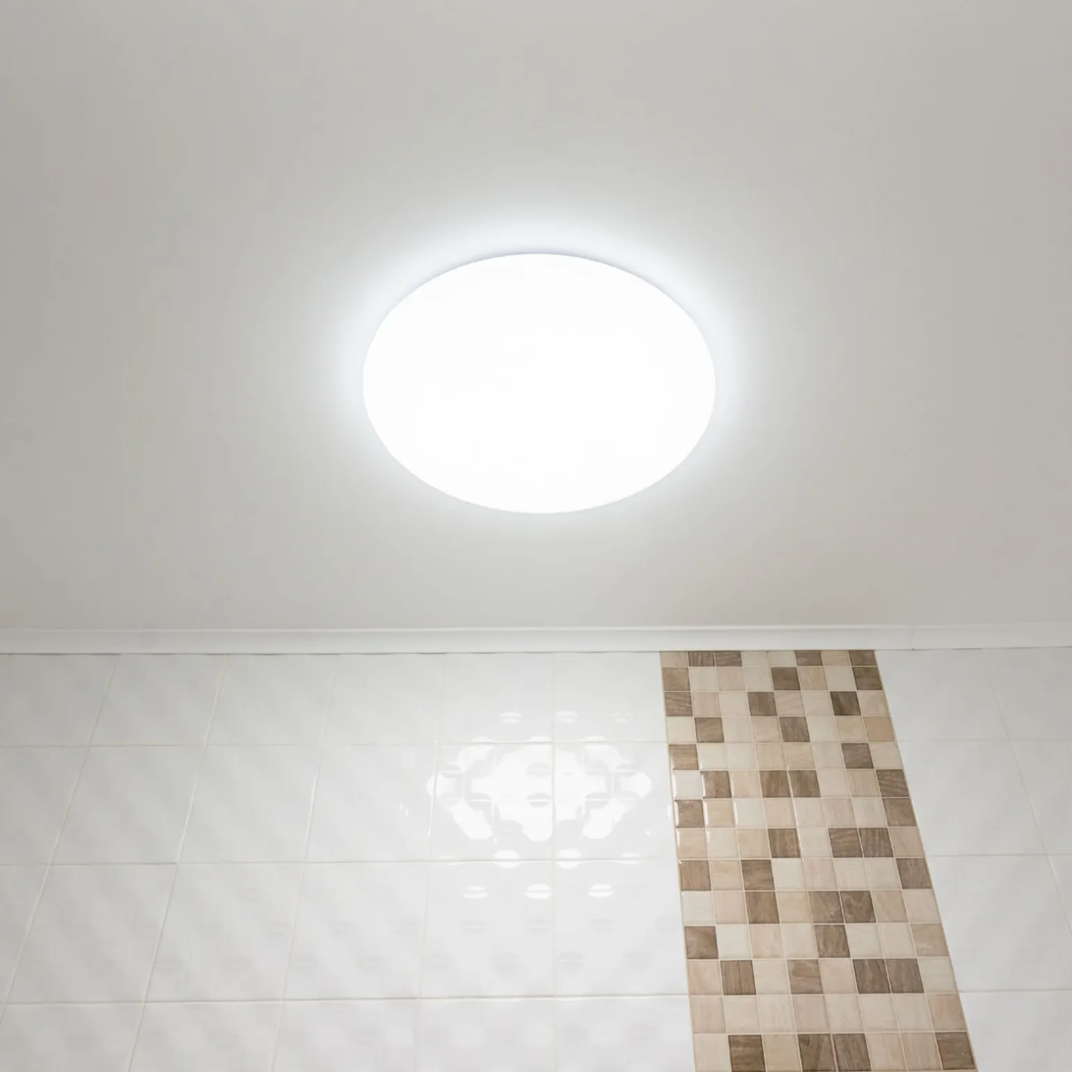 Noxion LED Plafond Corido V2 Vit 12W 1200lm 830-840-865 CCT | IP44 - Nöd 3h