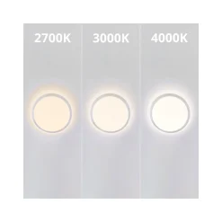 Noxion LED Plafond Pro Vit 20W 2000lm - 827-830-840 CCT | 300mm - IP66 - 3 timmar nödbelysning