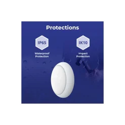 |Noxion LED Plafond Pro V2 12/16/20W 2400lm - 830-840-865 CCT | 325mm - IP65 - 3 Timmar Nödbelysning + Ring Vit