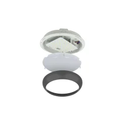 Noxion LED Plafond Pro V2 12/16/20W 2400lm - 830-840-865 CCT | 325mm - IP65 - Rörelse- och Ljussensor - 3 Timmar Nödbelysning + Ring Svart