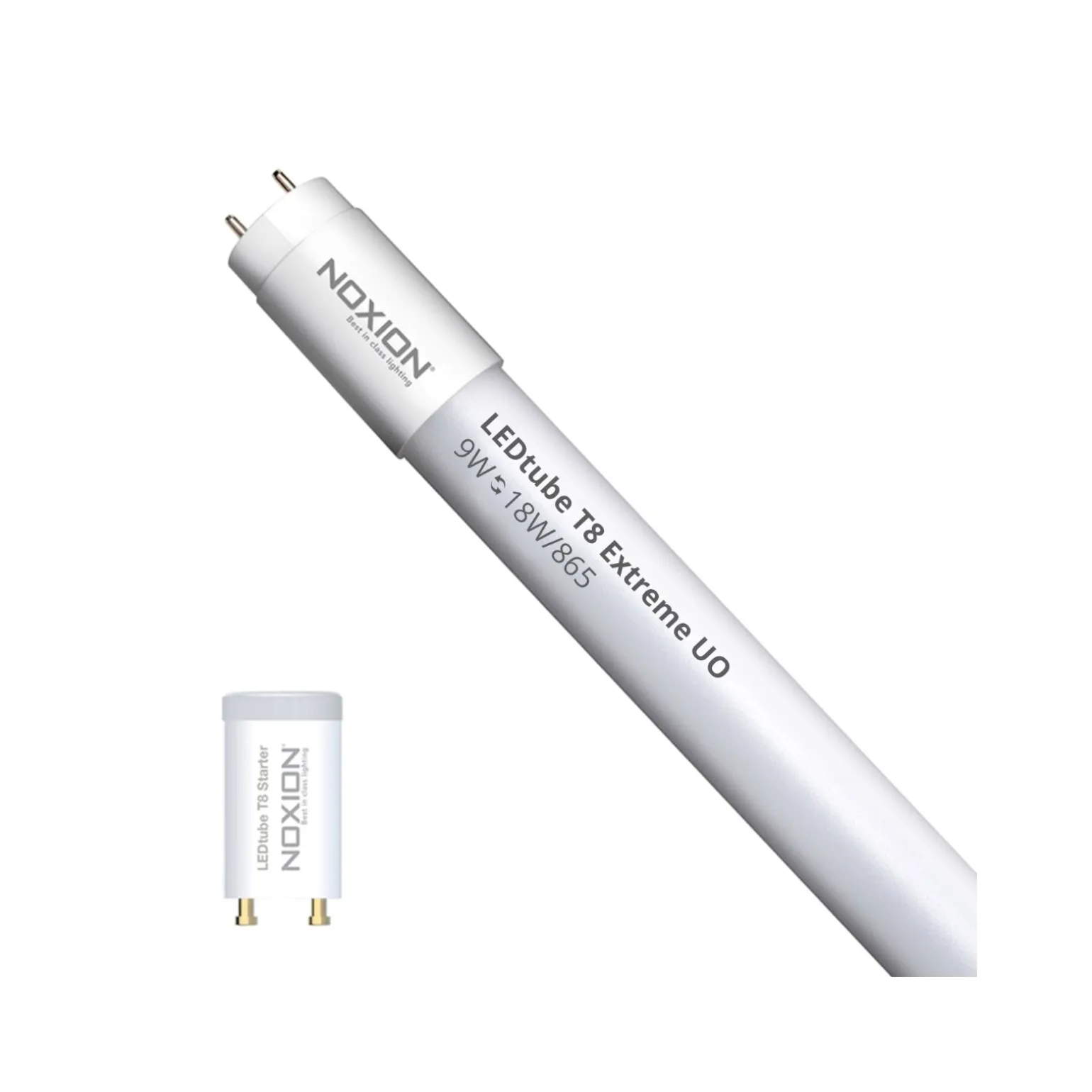 Noxion LED Rör T8 Avant Extreme (EM/Mains) Ultra Output 8.4W 1350lm - 865 Dagsljus | 60cm - Ersättare 18W