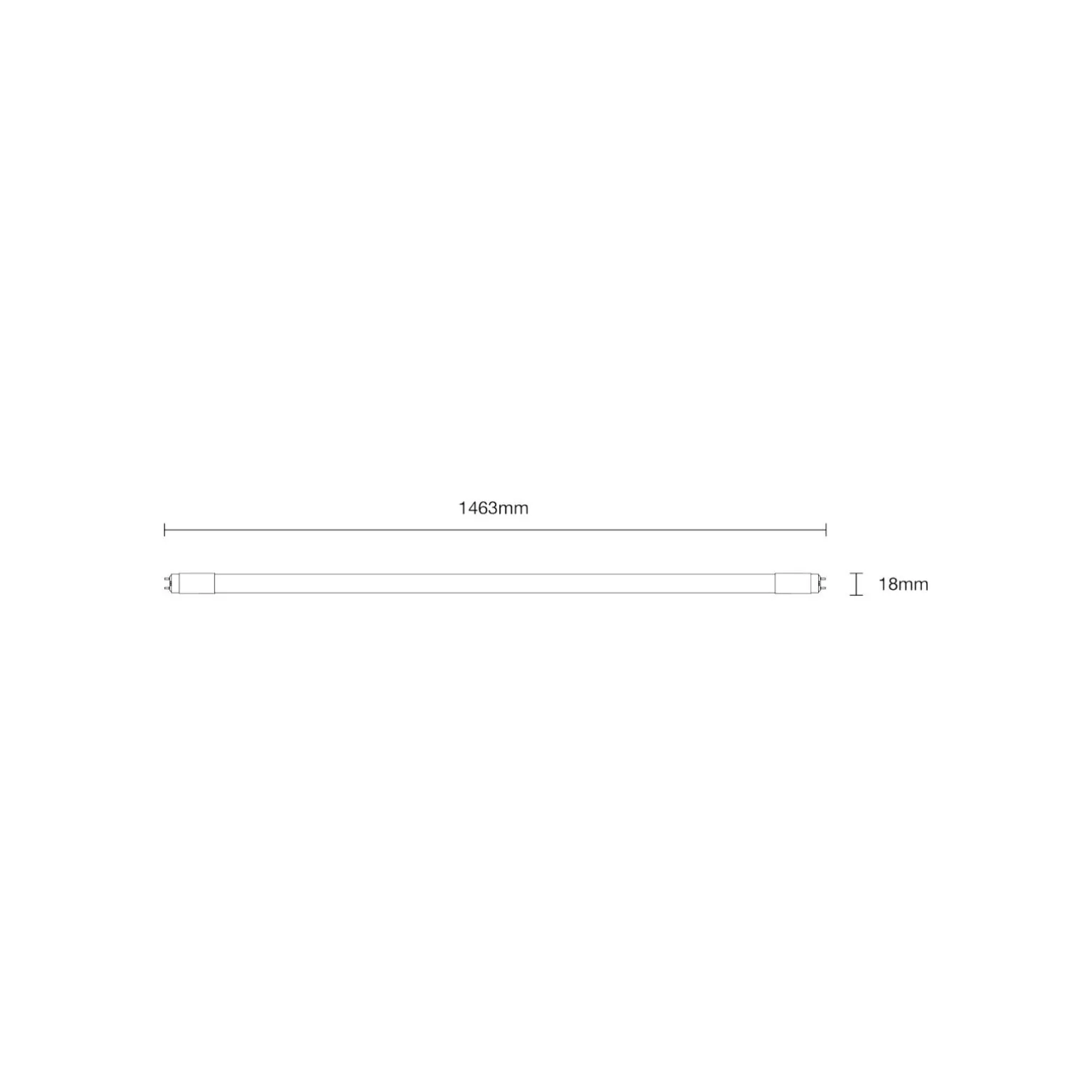 Noxion LED Rör T5 Avant Extreme (HF) High Output 26W 3900lm - 840 Kallvit | 145cm - Ersättare 49W