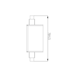 Noxion LED R7s 78mm Klar 7W 806lm - 827 | Ersättare 60W